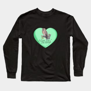 I Love Owls Long Sleeve T-Shirt